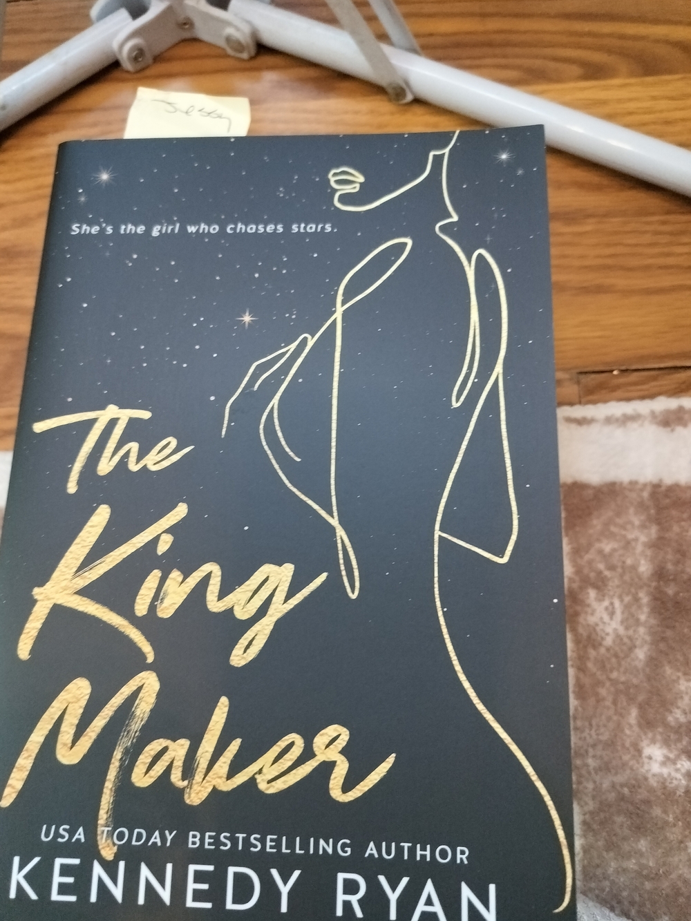 The King Maker by Kennedy Ryan - Black & Gold Cover